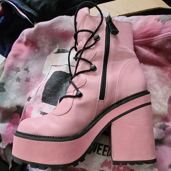 Killstar Broom Rider Boots - Picture 5 of 11